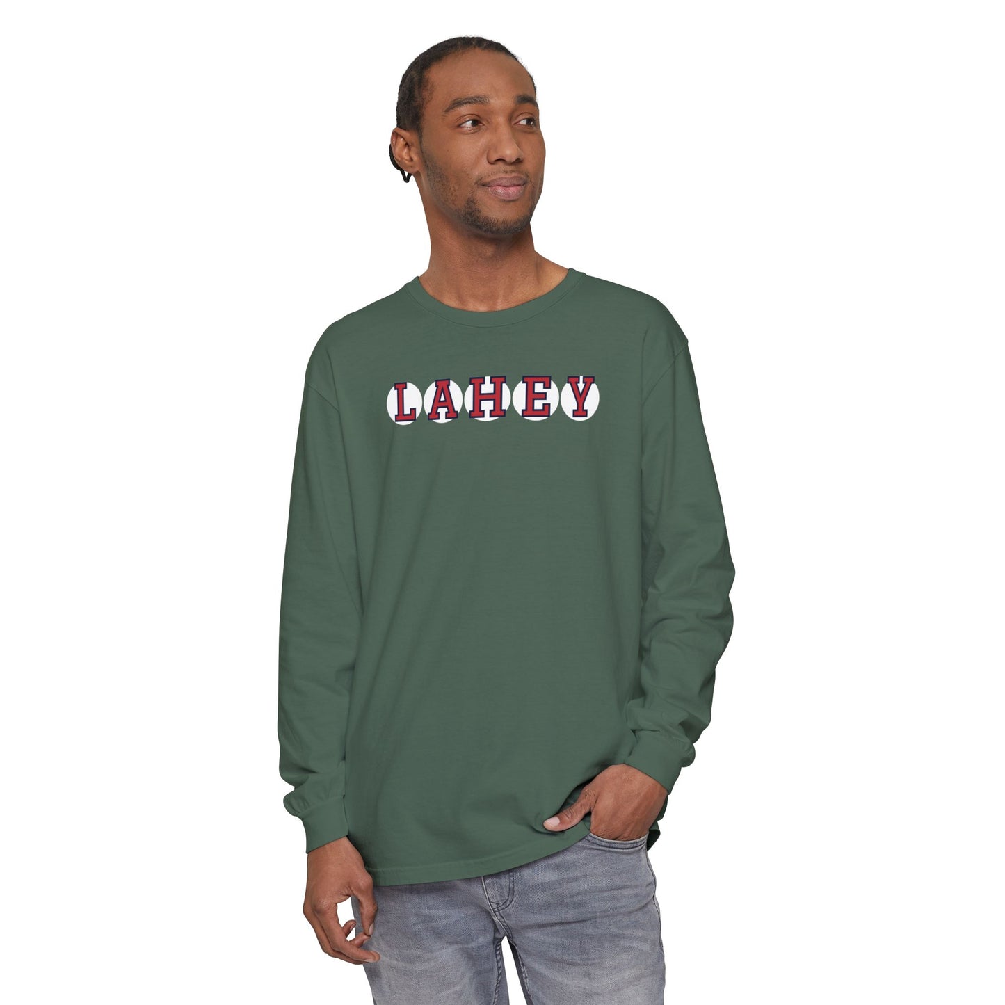 LAHEY RETIRED SOX LETTERS LONG SLEEVE