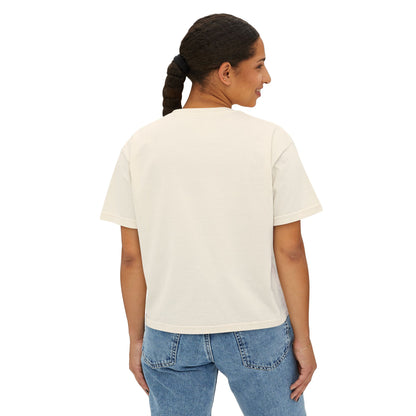 BOSTON MA VARSITY CROP TOP
