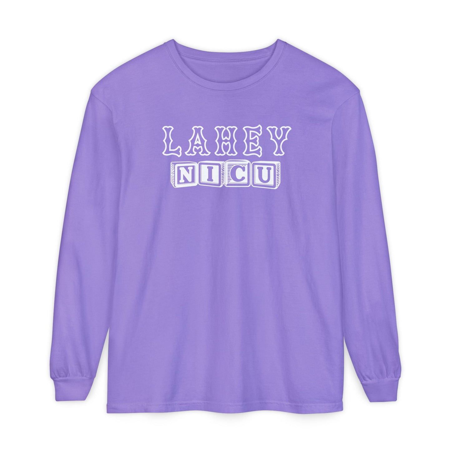 LAHEY BLOCK LETTERS NICU LONG SLEEVE