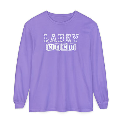 LAHEY BLOCK LETTERS NICU LONG SLEEVE