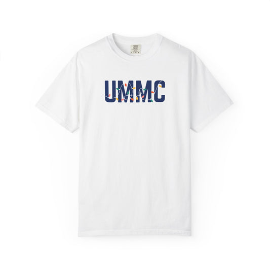 UMMC HOLIDAY LIGHTS T-SHIRT - WHITE
