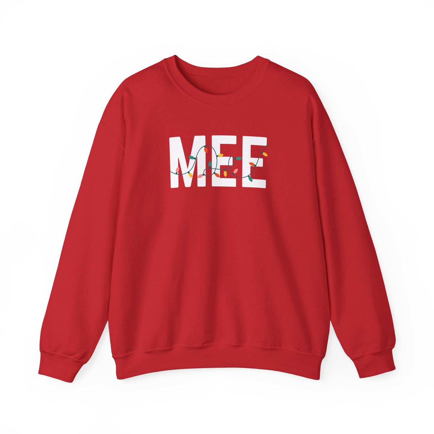 MEE HOLIDAY LIGHTS HEAVY BLEND CREWNECK