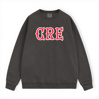 CRE SOX LETTERS CREWNECK