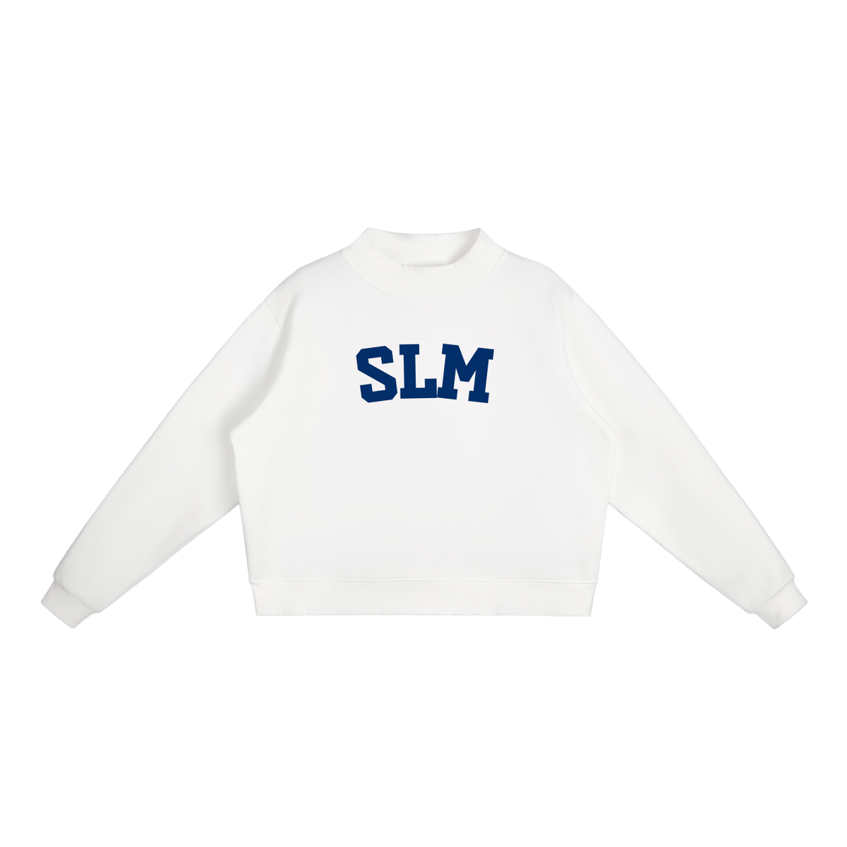 SLM BLOCK LETTERS MOCK NECK