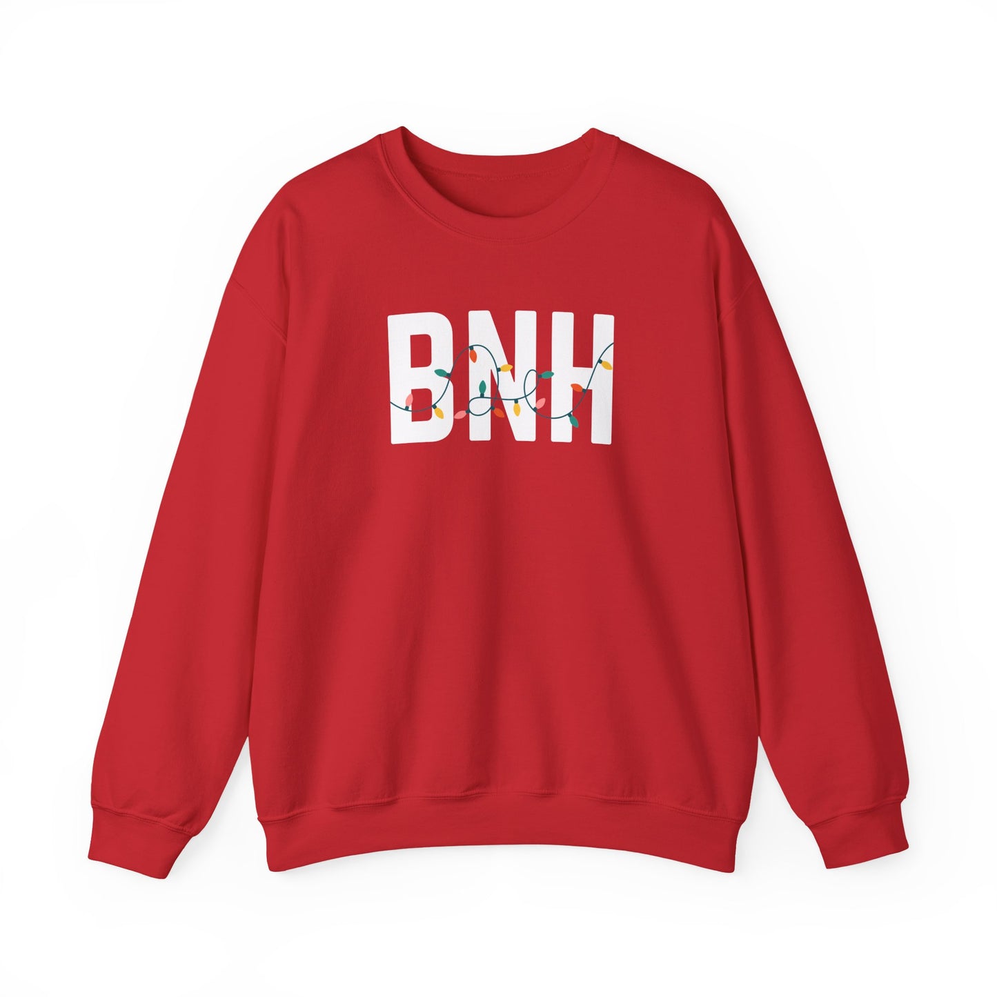 BNH HOLIDAY LIGHTS HEAVY BLEND CREWNECK