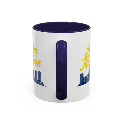 RETRO BOSTON MARATHON SKYLINE COFFEE MUG