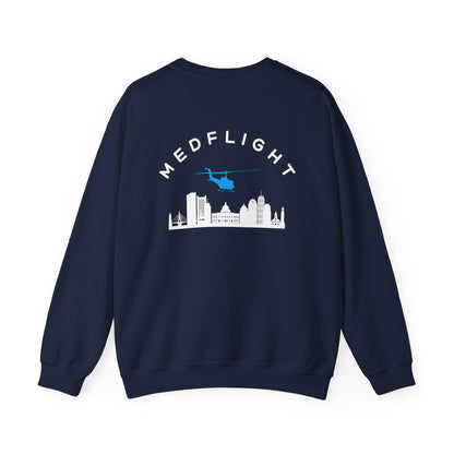 BOSTON MEDFLIGHT NAVY CREWNECK