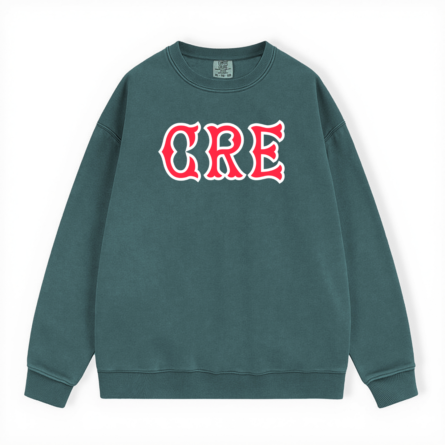 CRE SOX LETTERS CREWNECK