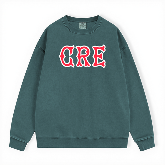 CRE SOX LETTERS CREWNECK