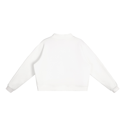 BOSTON FLEECE MOCK-NECK CREW SWEATSHIRT
