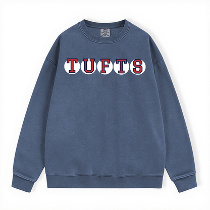 TUFTS RETIRED SOX LETTERS CREWNECK