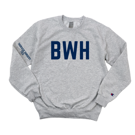 BWH TICU CHAMPION CREWNECK - DARK GRAY