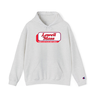 A LOT TO LIKE ABOUT LOWELL CHAMPION HOODIE