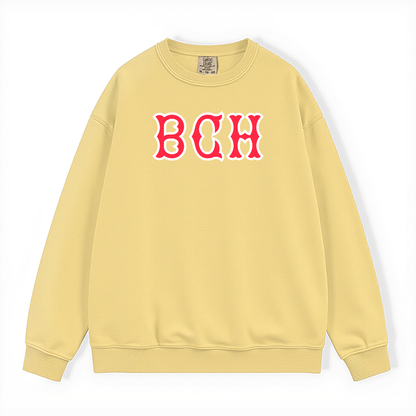 BCH SOX LETTERS CREWNECK