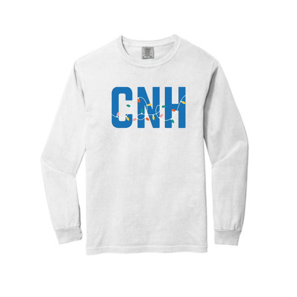 CNH HOLIDAY LIGHTS LONG SLEEVE - WHITE