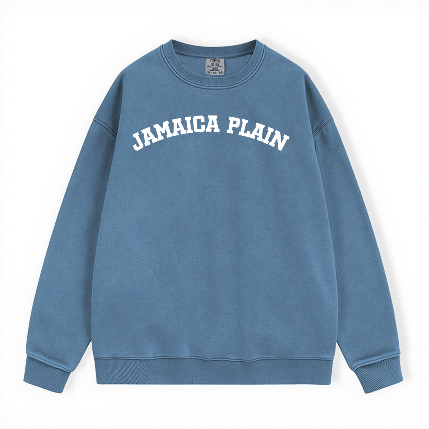 JAMAICA PLAIN COMFORT COLORS CREWNECK