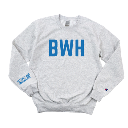 BWH ALLERGY AND IMMUNOLOGY CHAMPION CREWNECK