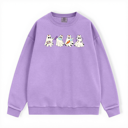 BOO BOO CREW GHOST CREWNECK