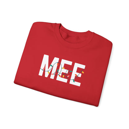 MEE HOLIDAY LIGHTS HEAVY BLEND CREWNECK