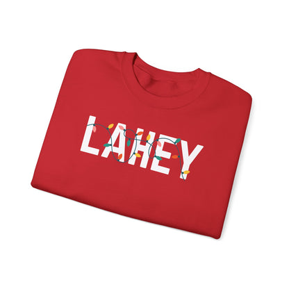 LAHEY HOLIDAY LIGHTS HEAVY BLEND CREWNECK