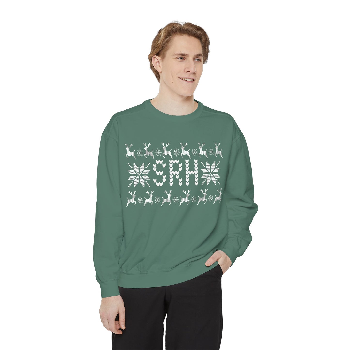 SRH UGLY SWEATER COMFORT COLORS CREWNECK