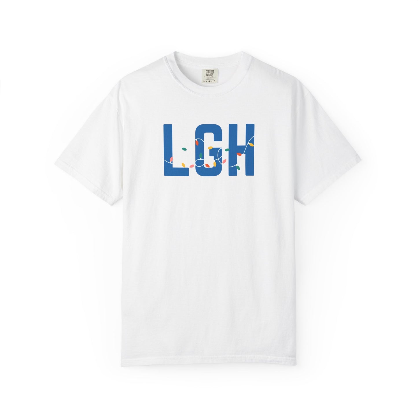 LGH HOLIDAY LIGHTS T-SHIRT - WHITE