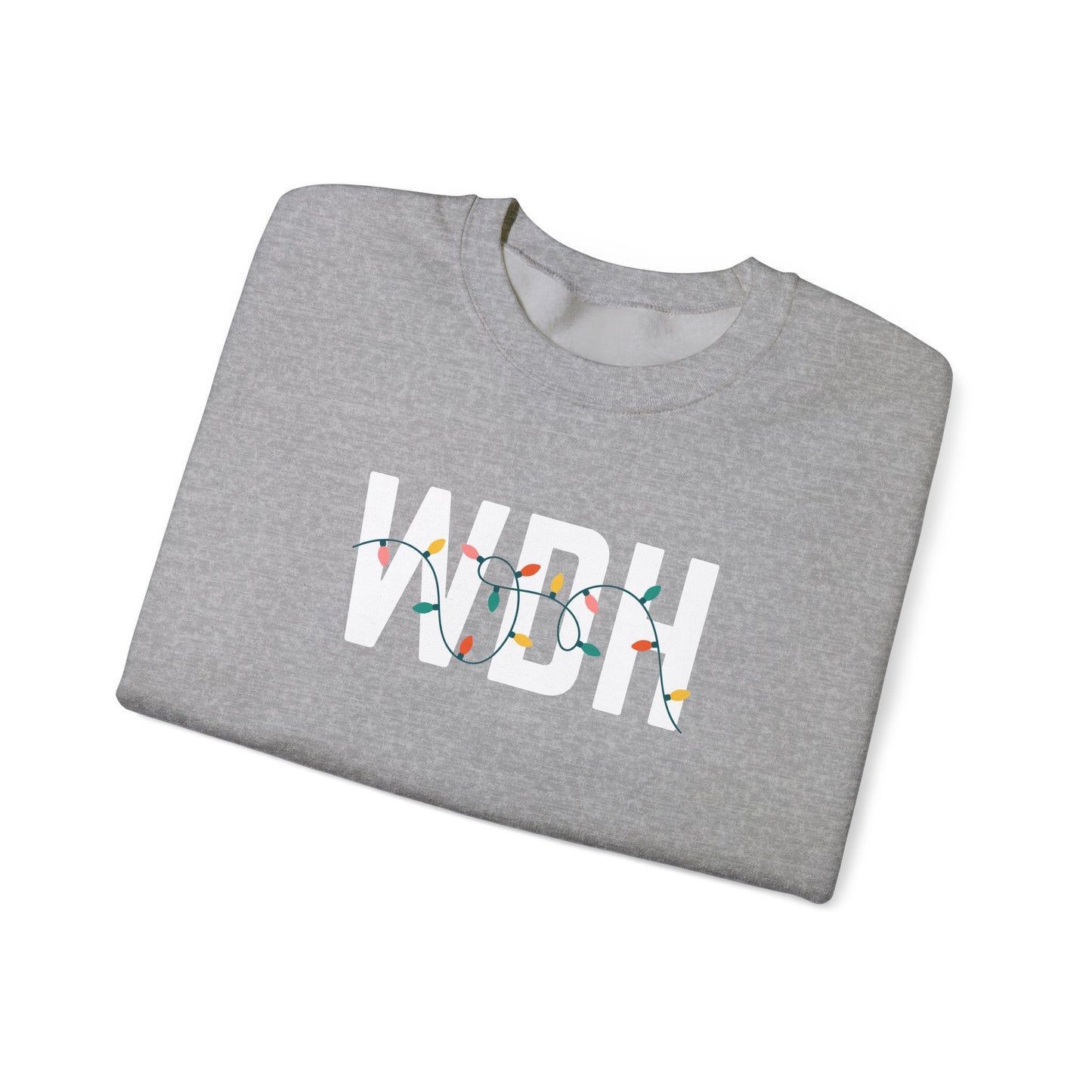 WDH HOLIDAY LIGHTS HEAVY BLEND CREWNECK