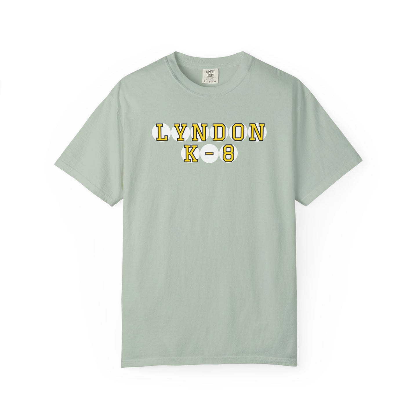 LYNDON K-8 YELLOW PLAYER LETTERS T-SHIRT
