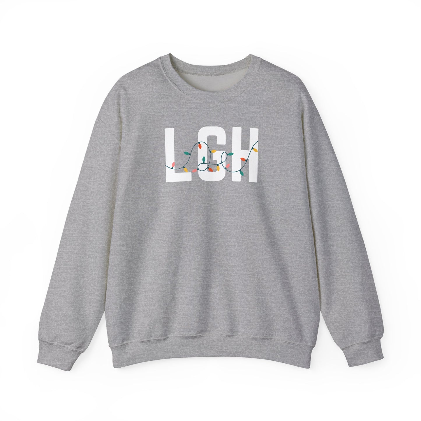 LGH HOLIDAY LIGHTS HEAVY BLEND CREWNECK