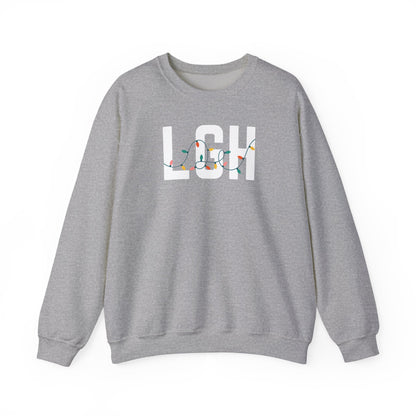 LGH HOLIDAY LIGHTS HEAVY BLEND CREWNECK