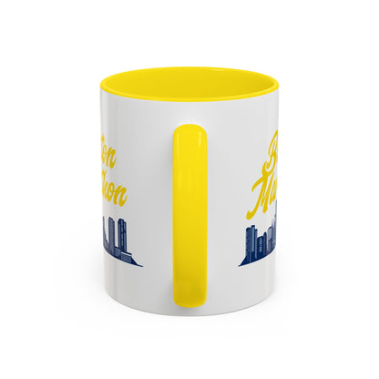 RETRO BOSTON MARATHON SKYLINE COFFEE MUG