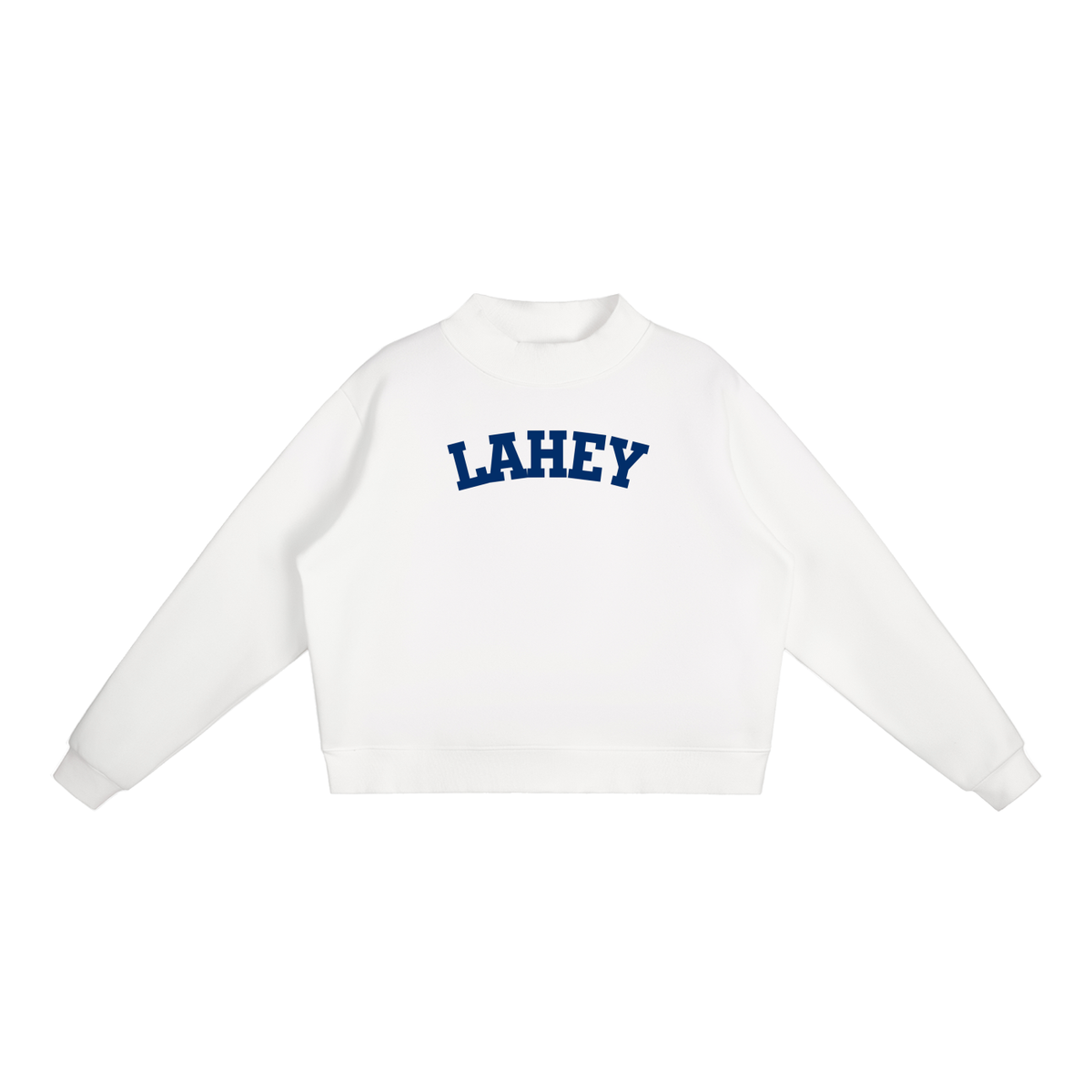 LAHEY BLOCK LETTERS MOCK NECK
