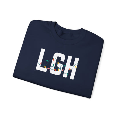 LGH HOLIDAY LIGHTS HEAVY BLEND CREWNECK