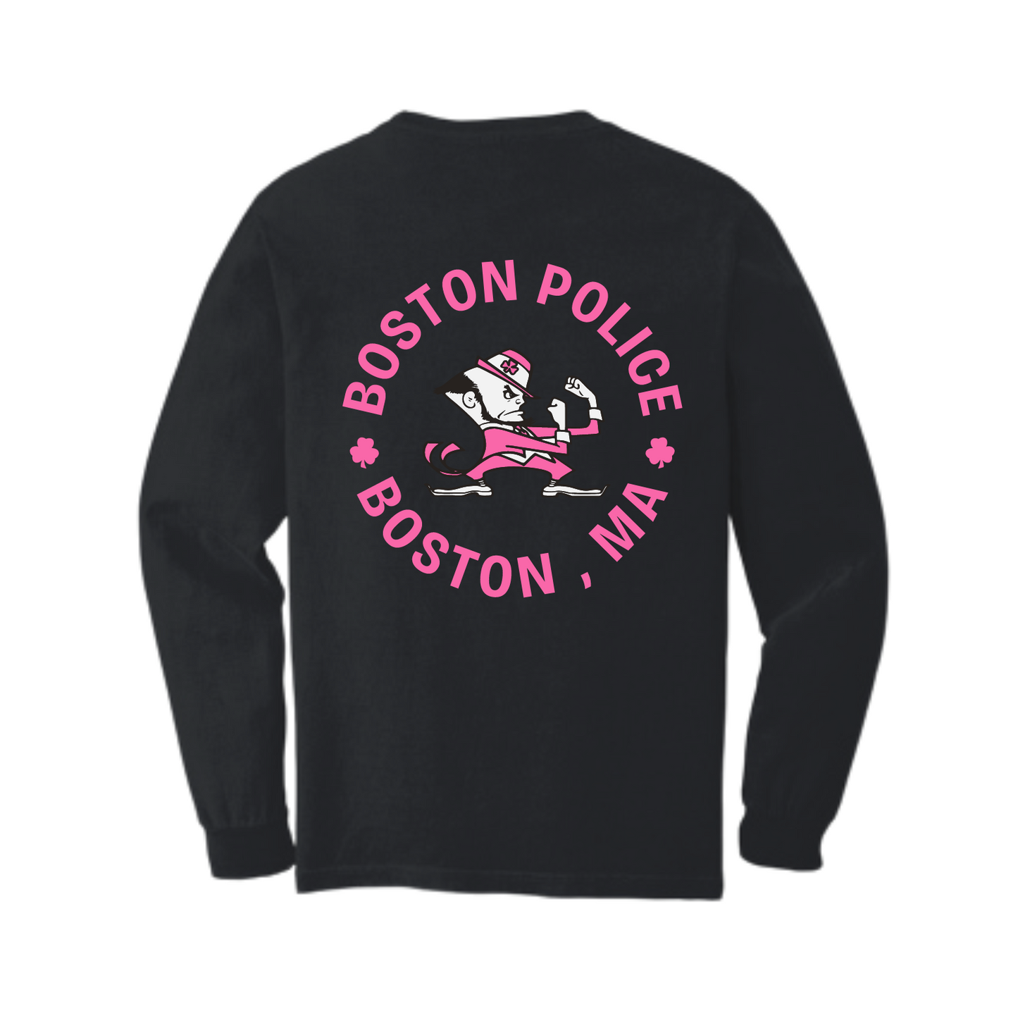 BOSTON POLICE BREAST CANCER AWARENESS LONG SLEEVE