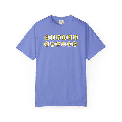 KINDERGARTEN YELLOW PLAYER NUMBER T-SHIRT