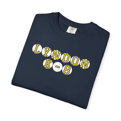 LYNDON K-8 YELLOW PLAYER LETTERS T-SHIRT