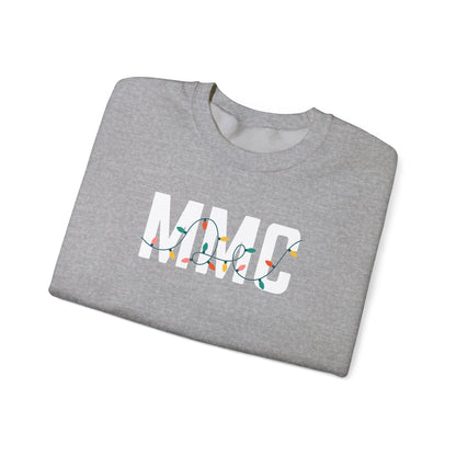MMC HOLIDAY LIGHTS HEAVY BLEND CREWNECK