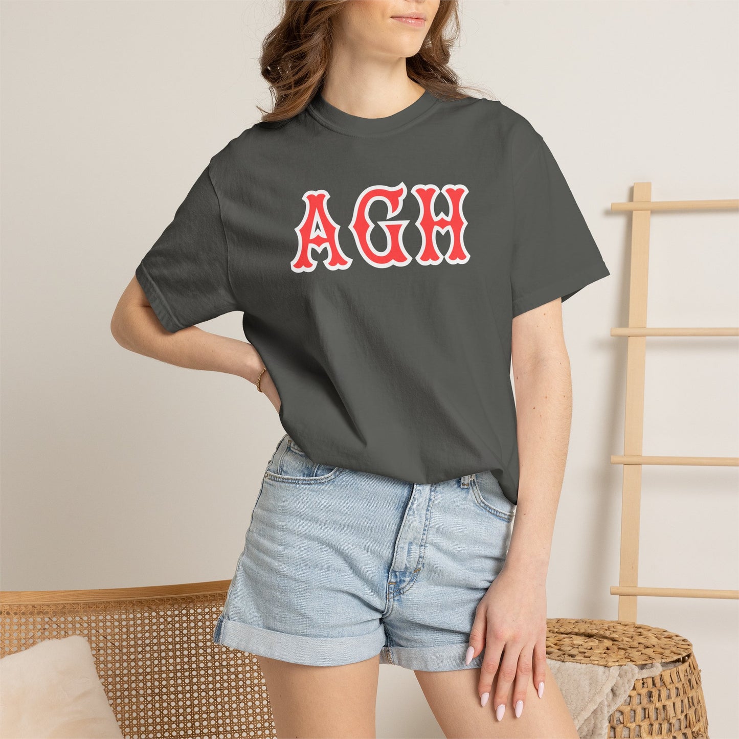 AGH SOX LETTERS TEE