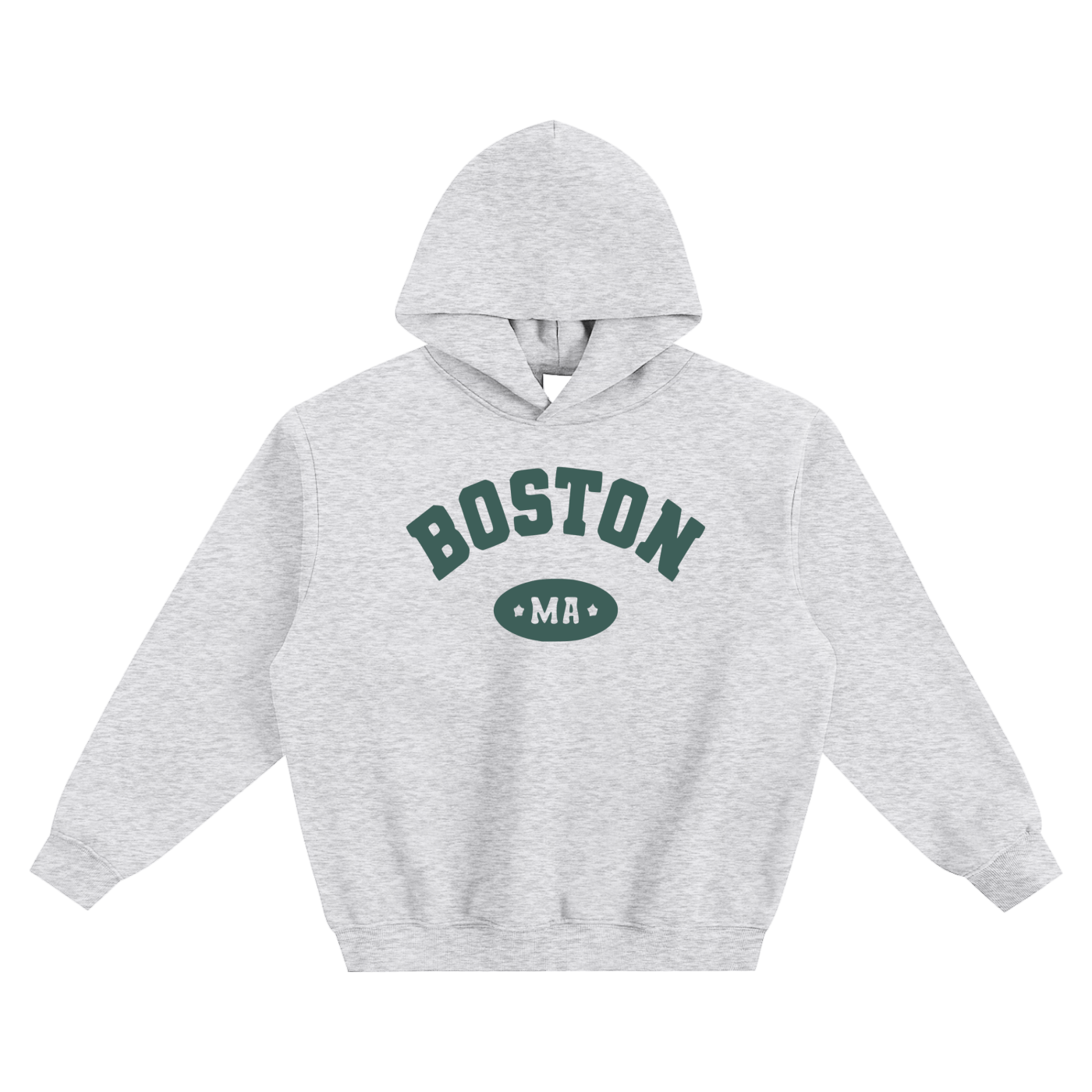 BOSTON MA VINTAGE COLLEGIATE OVERSIZED HOODIE