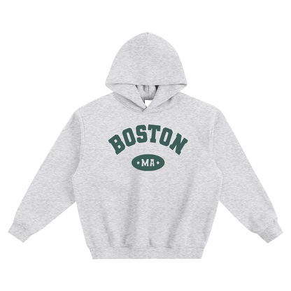 BOSTON MA VINTAGE COLLEGIATE OVERSIZED HOODIE