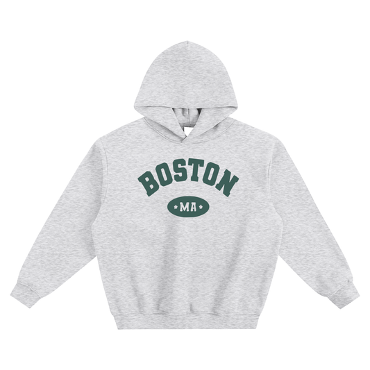 BOSTON MA VINTAGE COLLEGIATE OVERSIZED HOODIE