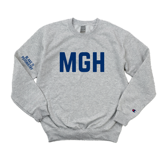 NAVY MGH RN BLAKE 11 CHAMPION CREWNECK - DARK GRAY