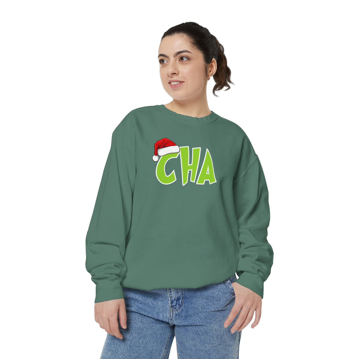 CHA GRINCH COMFORT COLORS CREWNECK