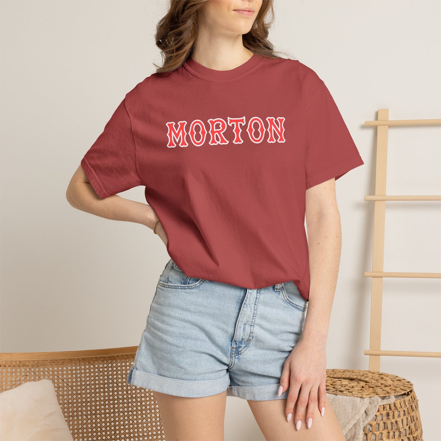 MORTON SOX LETTERS TEE