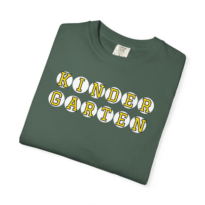KINDERGARTEN YELLOW PLAYER NUMBER T-SHIRT