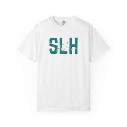 SLH HOLIDAY LIGHTS T-SHIRT - WHITE
