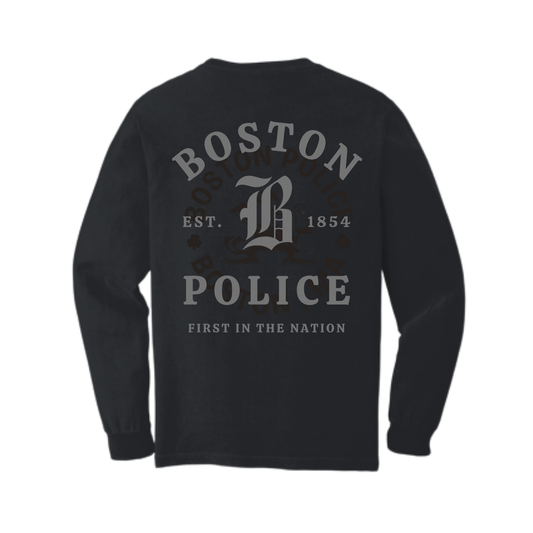OLDE BPD LONG SLEEVE DOUBLE BLACK