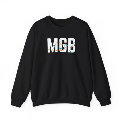 MGB HOLIDAY LIGHTS HEAVY BLEND CREWNECK
