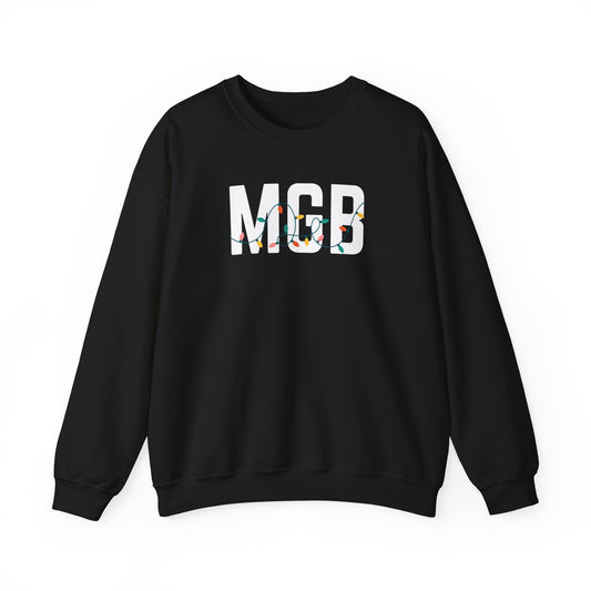 MGB HOLIDAY LIGHTS HEAVY BLEND CREWNECK