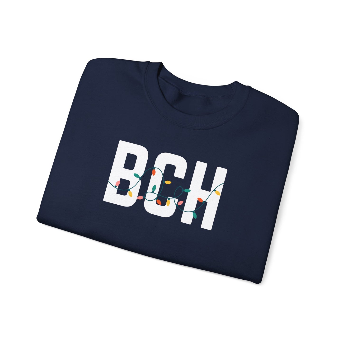 BCH HOLIDAY LIGHTS HEAVY BLEND CREWNECK